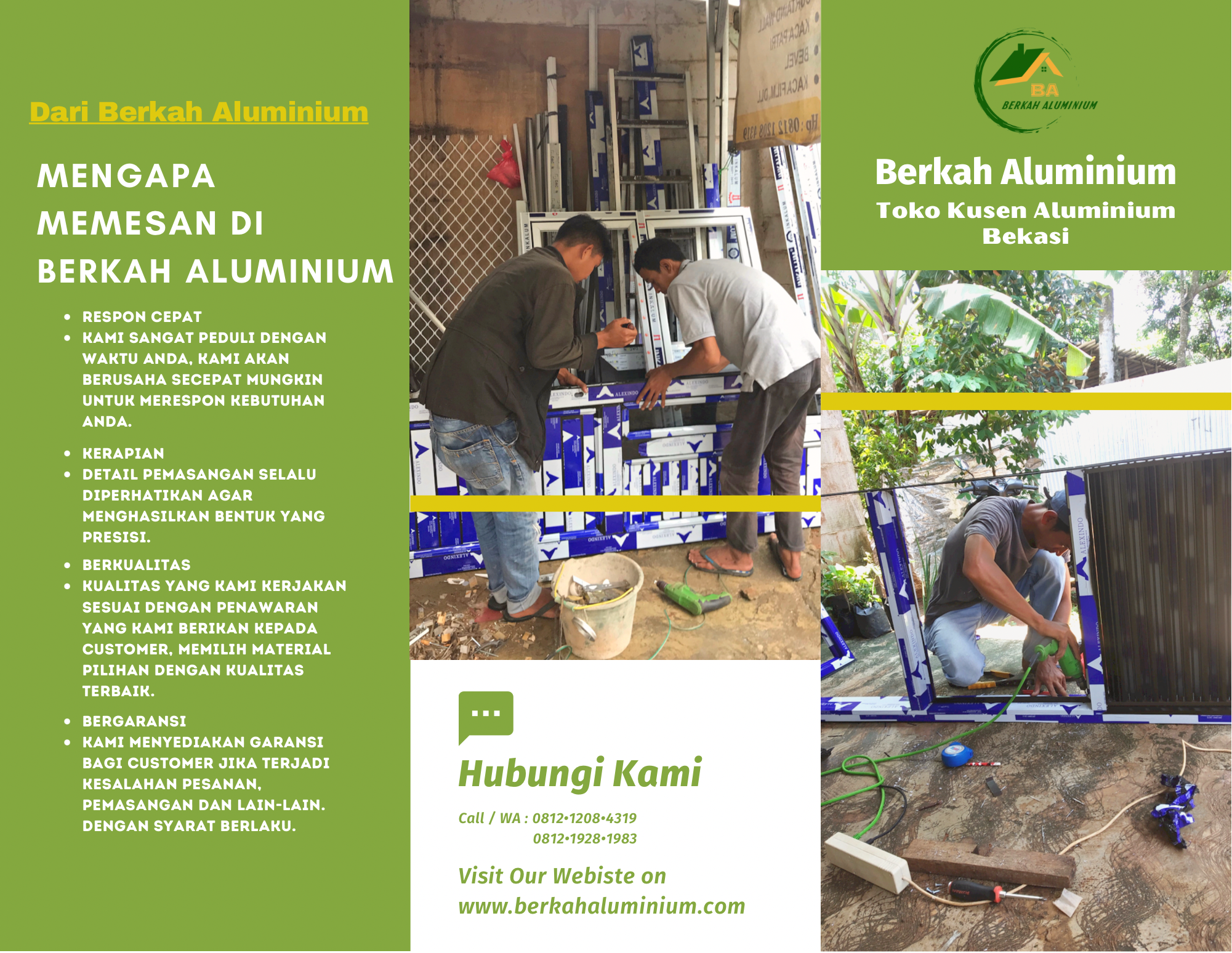 Kusen Aluminium Dan Kaca Jatibening Bekasi